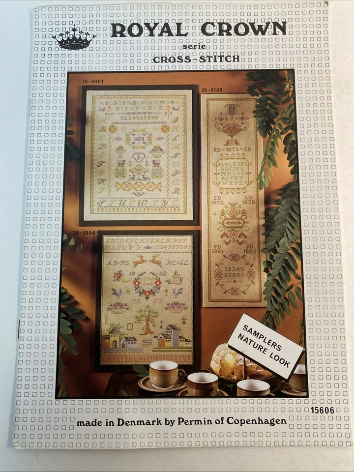 Permin Of Copenhagen Lot Of 2 Sampler & Samplers Nature Look Cross Stitch - Image 2 of 3