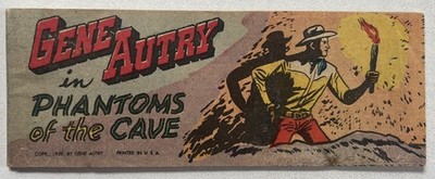 Gene Autry  1  Phantoms of the Cave 1950   Quaker Oats  Mini Comic