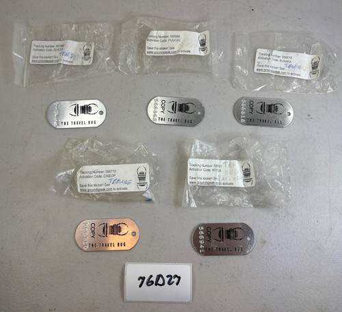 Travel Bug Dog Tag Lot Groundspeak Geocaching Game 76D27