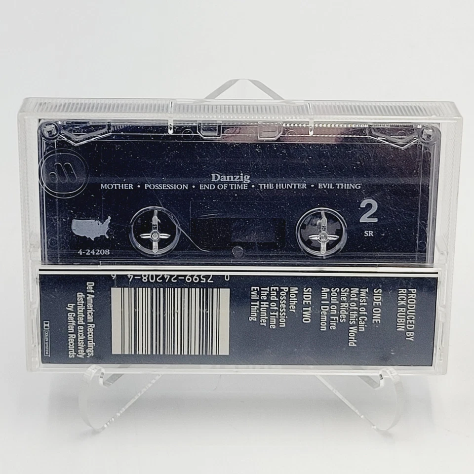 Danzig - Danzig Cassette Tape(Def American Recordings) 1988 Mother Rick Rubin - Image 3 of 4