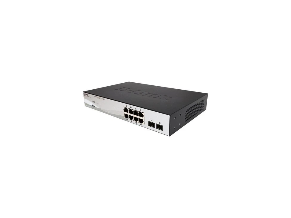 D-Link 10-Port Gigabit Smart Managed PoE+ Switch | 8 PoE+ Ports (65W) + 2 - Image 3 of 4