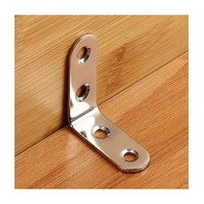 Stainless Steel L-Shaped Bracket Corner Brace for Shelf Furniture Reinforcement