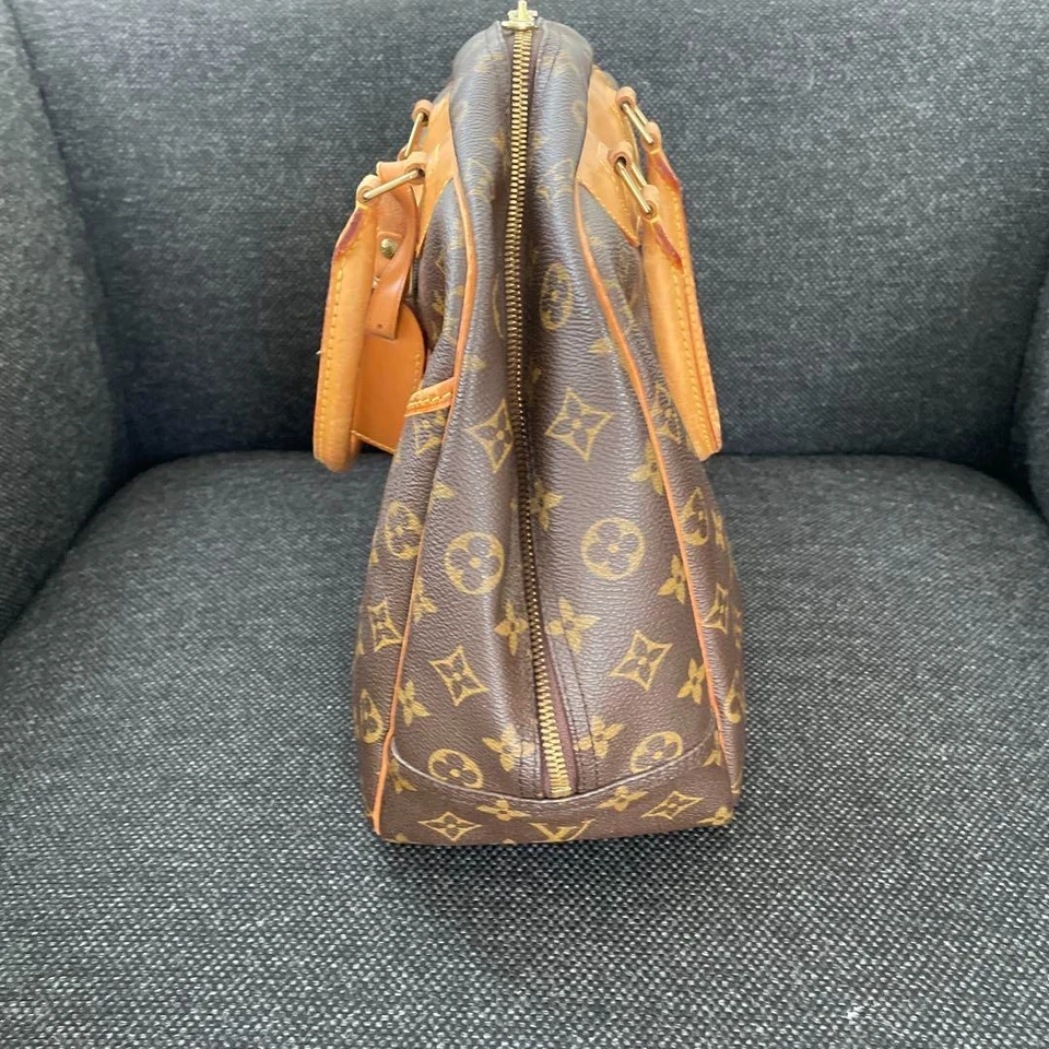 Bolso de Mano Louis Vuitton Deauville Monograma Mini Boston Viaje Marrón con Crochet Gen Foto 4 de 4