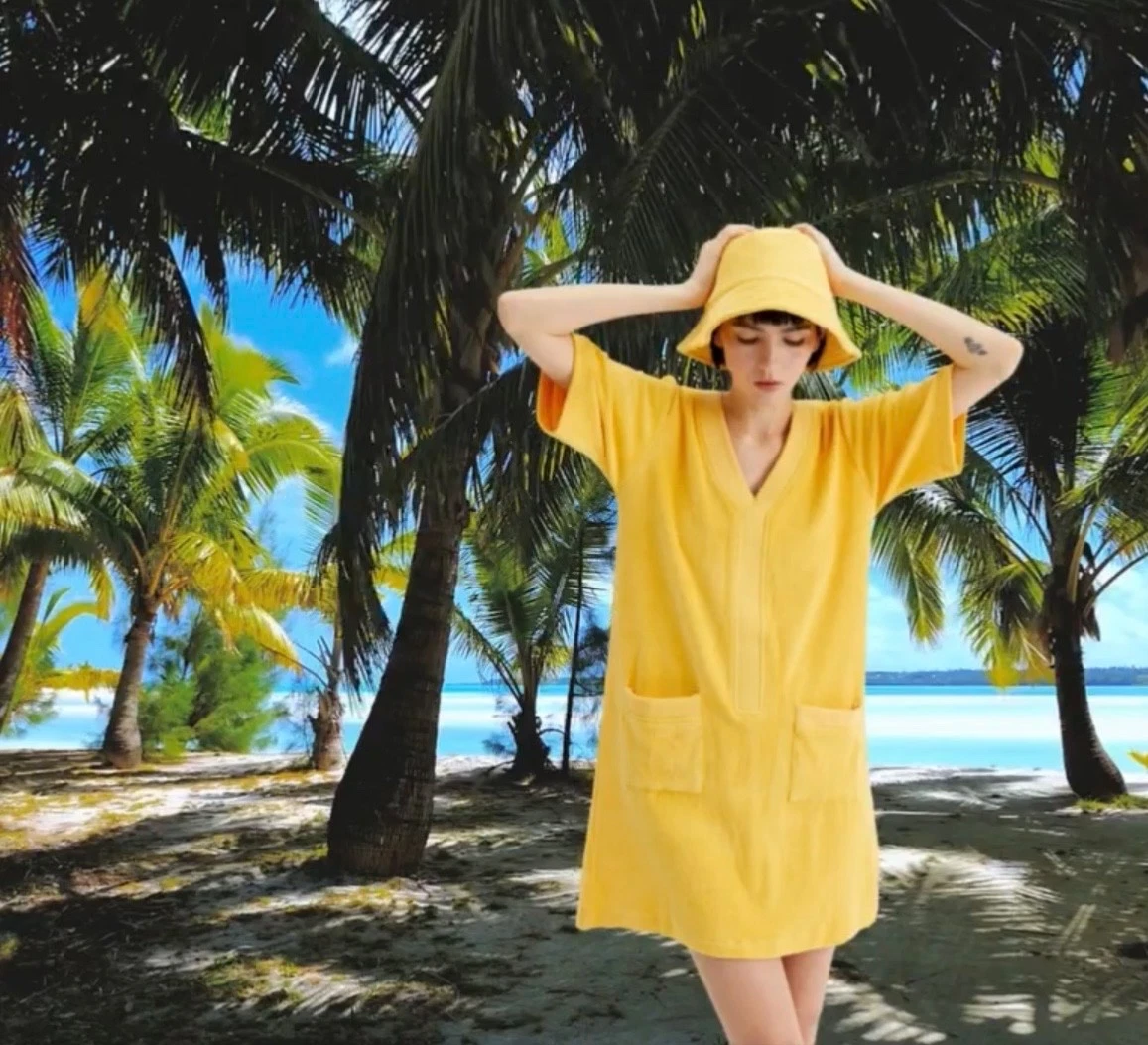 knee length dresses for ladies Full-Length Towel Dress | Quick-Dry Luxury Spa Robe main image 0