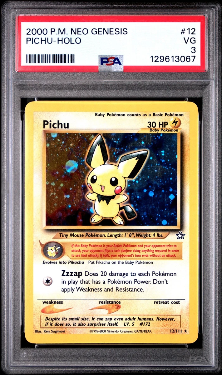 Pichu 12/111 Neo Genesis for sale | eBay
