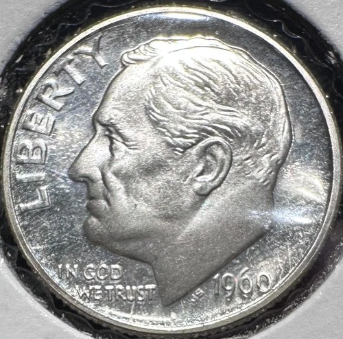 1960-P US Roosevelt Dime Proof 90% silver