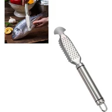Multifunction Stainless Steel Fish Scale Scraper Tool Kit Fish Descaler Remover