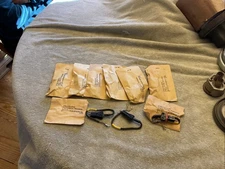 Military Radio Lot Of 9 Headset Plug Cable Assembly Bin F1