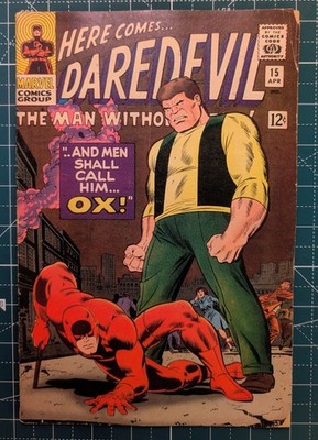 Daredevil #15 1966 Silver Age John Romita Cover & Interior Art VG+ 4.5ish