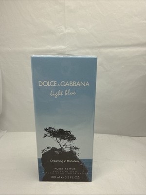 LIGHT BLUE DREAMING IN PORTOFINO BY DOLCE & GBBANA 3.3oz Sealed Edt