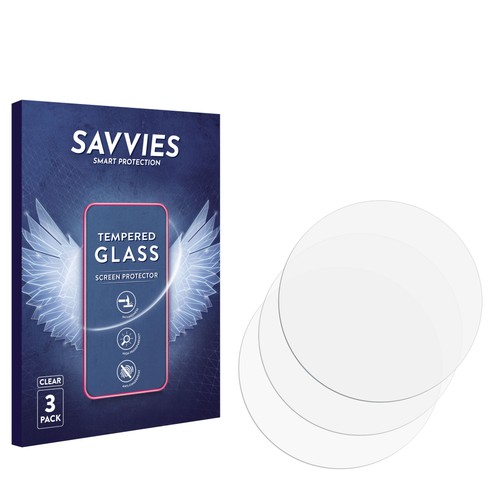 3x Savvies Schutzglas für elfofle AK54 1.32" Echt Glas Panzer Display 9H - Zdjęcie 5 z 7