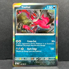 2023 POKEMON PARADOX RIFT YVELTAL 118/182 HOLO (RARE)