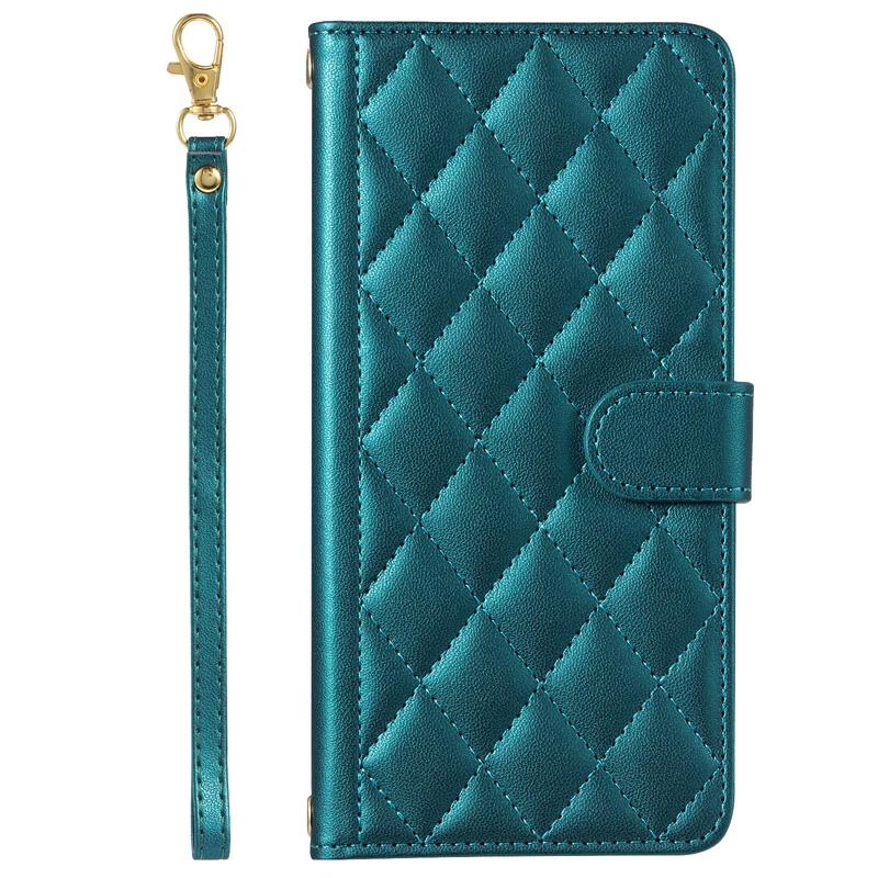 Crossbody Wallet Case Leather Flip Cover for Google Pixel 7A/8A/9A/7/8/9 Pro XL - Image 3 of 4