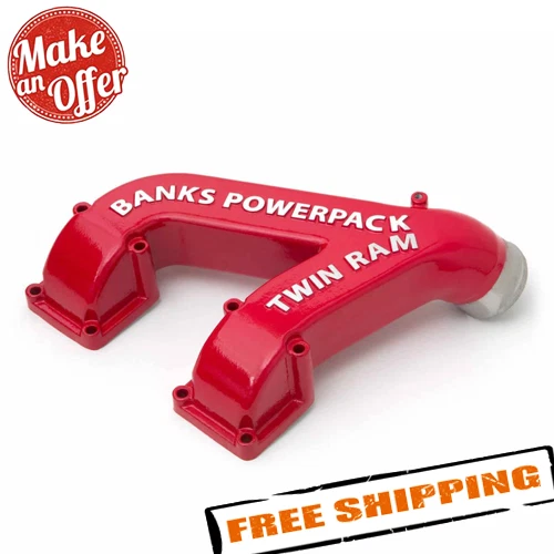 Banks Power 42710 Twin-Ram Intake Manifold for 94-98 Dodge Ram 2500/3500 5.9L Foto 2 de 4