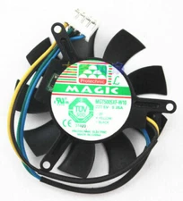 1PC Protechnic Yongli MGT5005XF-W10 5V 0.35A graphics card cooling fan 4 line