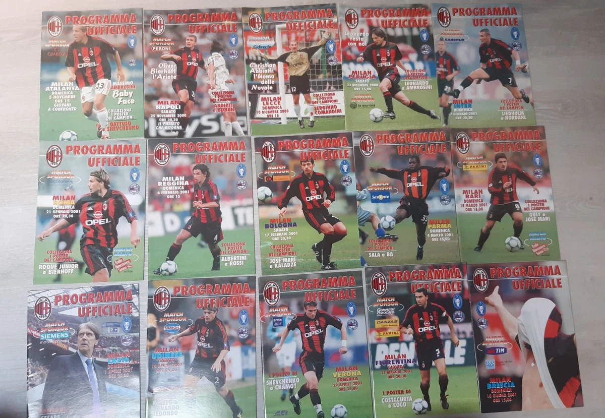 Poster AC Milan - Mauro Tassotti - 41 X 28 Cm - Vintage