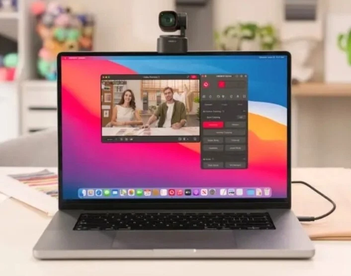Obsbot Tiny 2 Lite Webcam 4K UHD AI-gesteuert KI-Auto-Tracking Gestensteuerung - Bild 4 von 4
