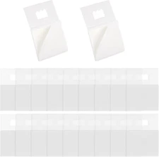 20 Pack Picture Hangers Adhesive Plastic Sawtooth Adhesive Picture Hanger No Nai