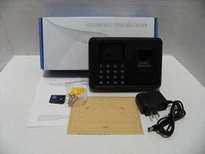 Employee Time Clock CheckIn Out Attendance Biometric Fingerprint Payroll Machine