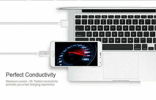 1-3M Useful USB Data Charger Charging Cable fit for iPhone Micro USB Type-C - Picture 10 of 17