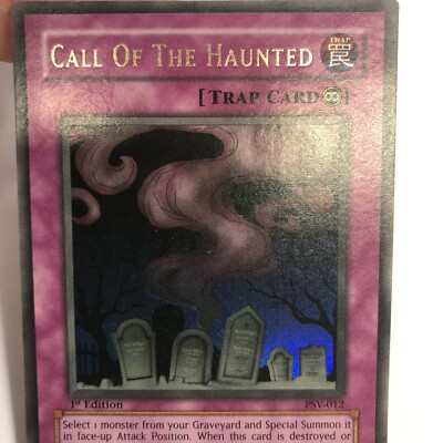 Yugioh Call of The Haunted (PSV-012) Ultra Rare 1st Edition Light