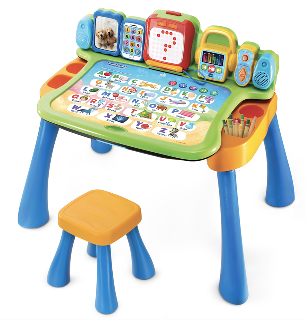 vtech activity table blue