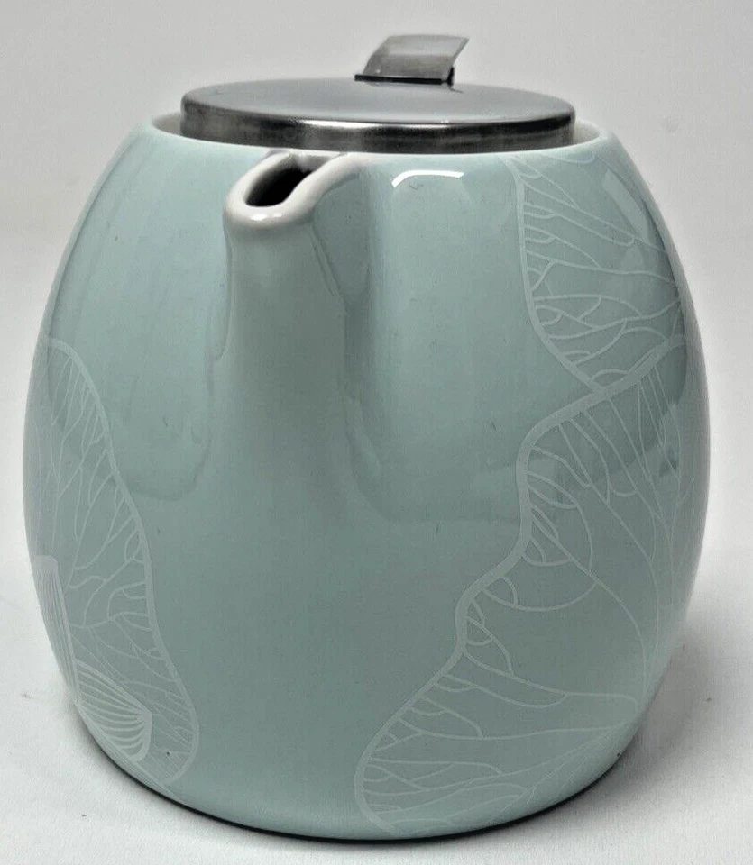 Tea Forte Lotus Water Lily Green Teapot With Infuser Loose Leaf - Image 2 of 4