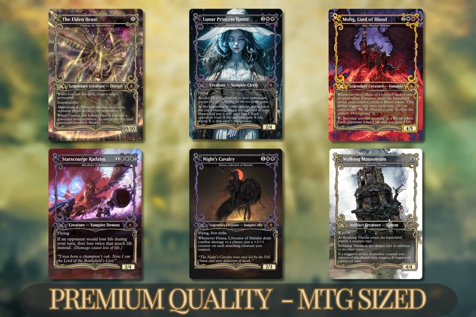 Elden Ring Vampire Commander MTG Alt-Art Deck. Ready to Play! - Image 3 of 4