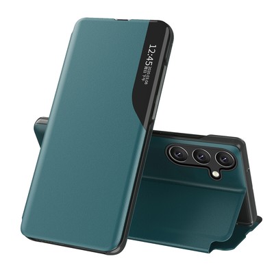 For Samsung Galaxy A05s, Luxury Magnetic Flip Leather Smart View Hard Case Cover
