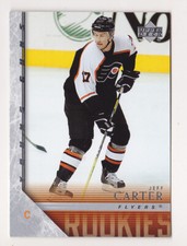 05-06 Upper Deck Jeff Carter Young Guns Rookie Flyers RC 2005