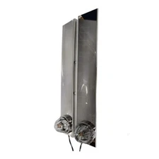 Peterbilt REAR - Straigh Style 15" Breather Bracket (1) Watermelon Hole (PAIR)