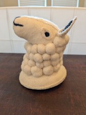Adorable Animal Country Farm Sheep Lamb Whimsical Soft Plush Doll Wall Decor