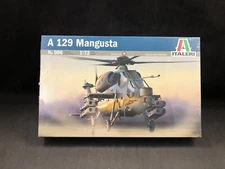 Italeri A 129 Mangusta Helicopter 1:72 Scale Plastic Model Kit 006 NISB