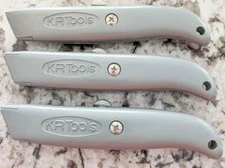 Set of 3 KR Tools Retractable Utility Knife Knives