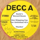 Sammy Kaye Something (Beatles Cover) / Juanita Love Theme Pop DJ 45 7" Vinyl