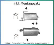Endschalldämpfer für Subaru Forester 2.0 D, 2.0, 2.5 AWD Auspuff L+R Montagesatz