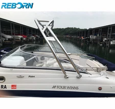 Reborn Launch Forward-facing Boat Wakeboard Tower polish Easy Install 5 Yrs Wty