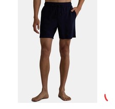 George Swim Trunks 6" Inseam Men's S 28/30 Navy Blue Pull-On Solid NWT