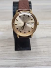 1973 Timex Marlin Day Date Men Watch New Band,  Keeps Time, Manual Wind.