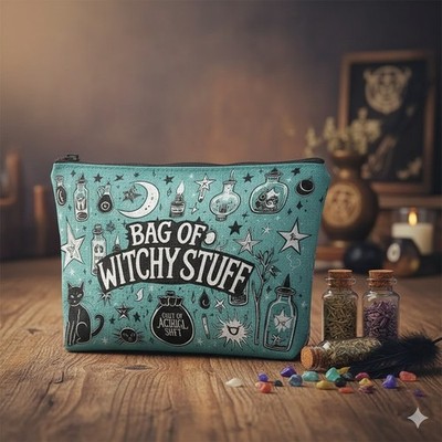 Witchy Stuff Beutel Hexerei Schminktasche Hexerei Hexe Geburtstag Geschenkidee