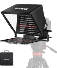 NEEWER Teleprompter X14 II with Upgraded Height Adjustable Camera Mount