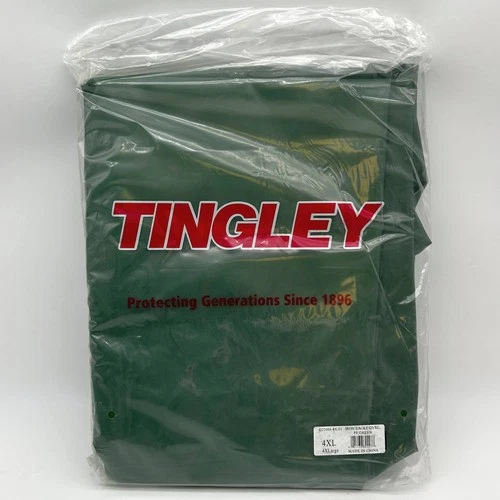 Tingley O22008.4X.01 Rain Bib Overalls Iron Eagle Green 4XL Unisex Polyurethane - product listing photo
