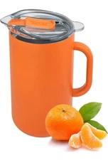 Served Vacuum Insulated Stainless Steel Pitcher with Lid (2L)