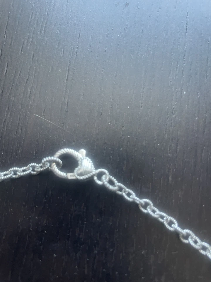 "Collar de estación Judith Ripka de 18"" de plata de ley con dimonique" Foto 3 de 4