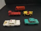 MATCHBOX LESNEY LOT OF FIVE MODELS INC FORD GALAXIE POLICE CAR--A56