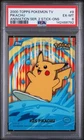 2000 TOPPS POKEMON TV ANIMATION SERIES 2 STICK-ONS #8 PIKACHU PSA 6