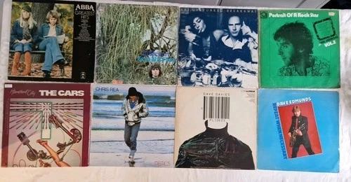 JOB LOT POP, ROCK VINYL LP's - ABBA, GARFUNKEL, CARS, REA, ELVIS , ELTON + (B)