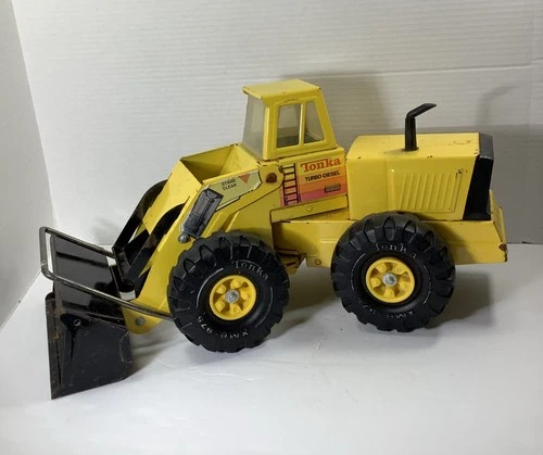 Heavy Well Built Tonka Turbo Diesel Pressed Steel Front End Loader XMB-975 T8