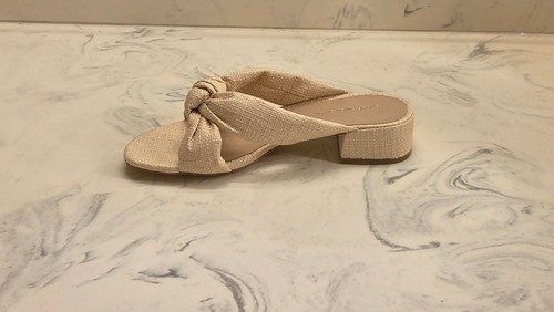 New! Stuart Weitzman 'Playa' Knot Slide Sandals Raffia Womens Size 7 B MSRP $525 - Picture 4 of 12