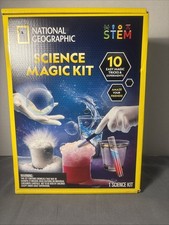 NATIONAL GEOGRAPHIC Magic Chemistry Set - Science Kit for Kids with 10 Amazin...
